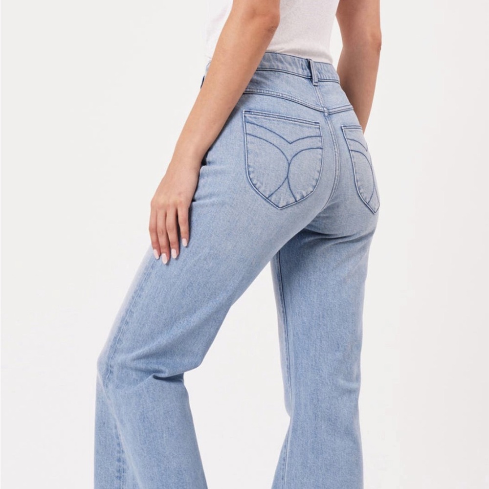 Rollas east coast high waist flare jeans organic BNWT 👖🔥 28